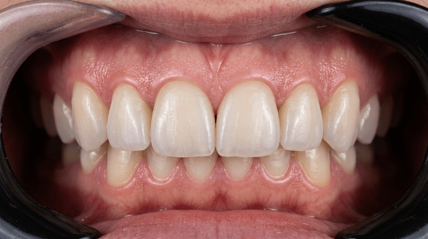 După fațete / albire